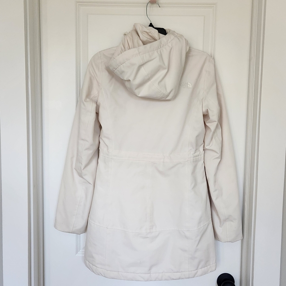 The North Face Insulated Ancha Parka II Waterproof Jacket White Womens Small - Picture 6 of 14
